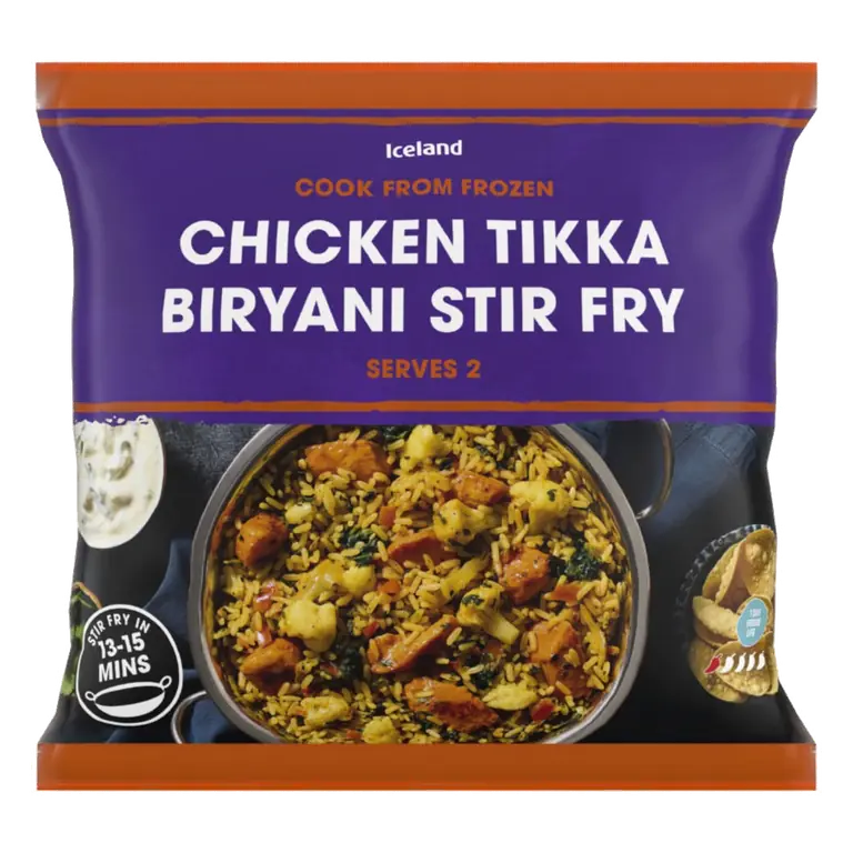 Chicken Tikka Biryani Stir Fry 750g