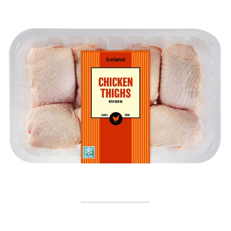Class A Fresh British Chicken Thighs with Skin on 1kg
