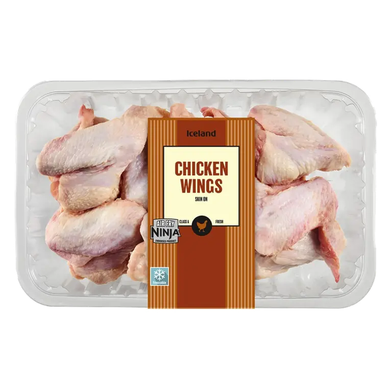 Class A Fresh British Chicken Wings with Skin on 1.1kg