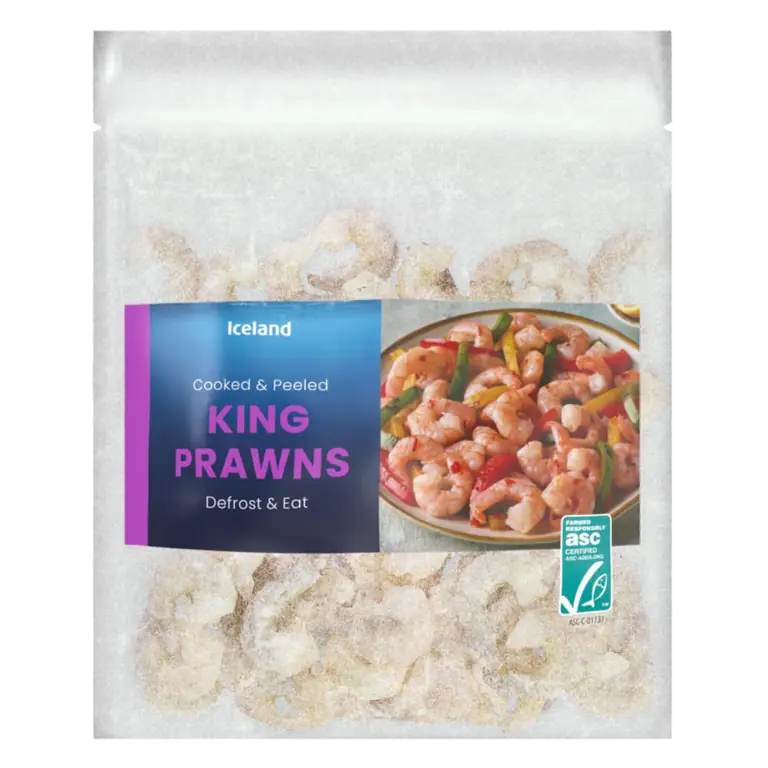 Cooked & Peeled King Prawn 300g
