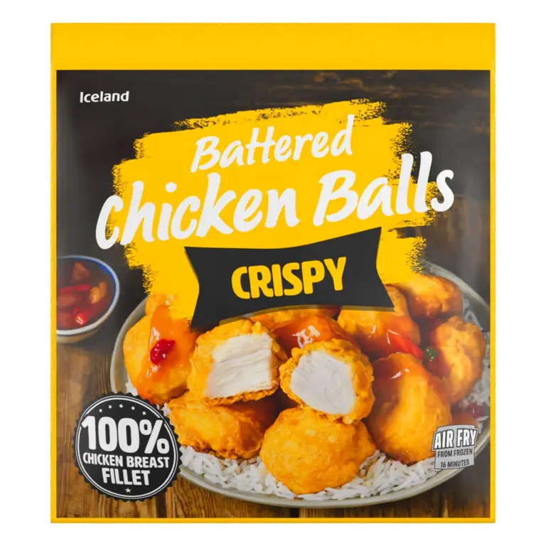 Crispy Battered Chicken Balls 490g