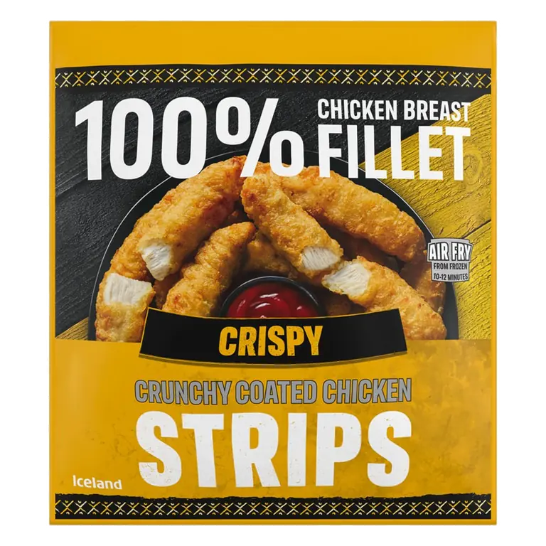 Crispy Crunchy Coated Chicken Strips 475g