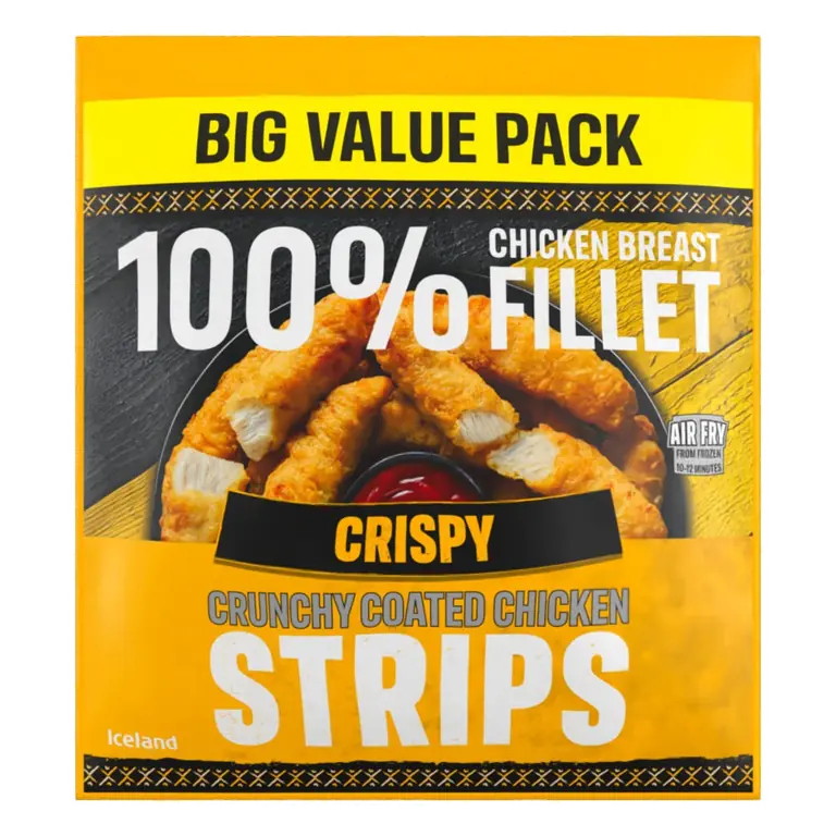 Crispy Crunchy Coated Chicken Strips 850g