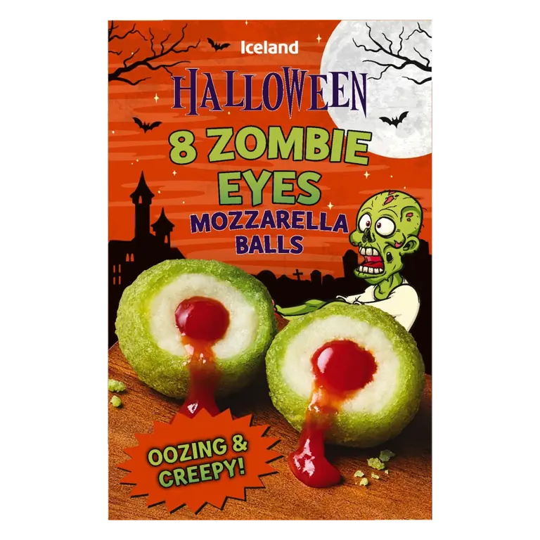 Halloween 8 (Approx.) Zombie Eyes Mozzarella Balls 200g