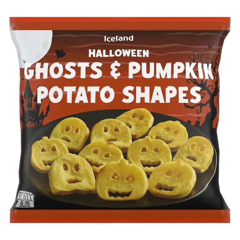 Halloween Spooky Ghosts & Pumpkin Potato Shapes 400g