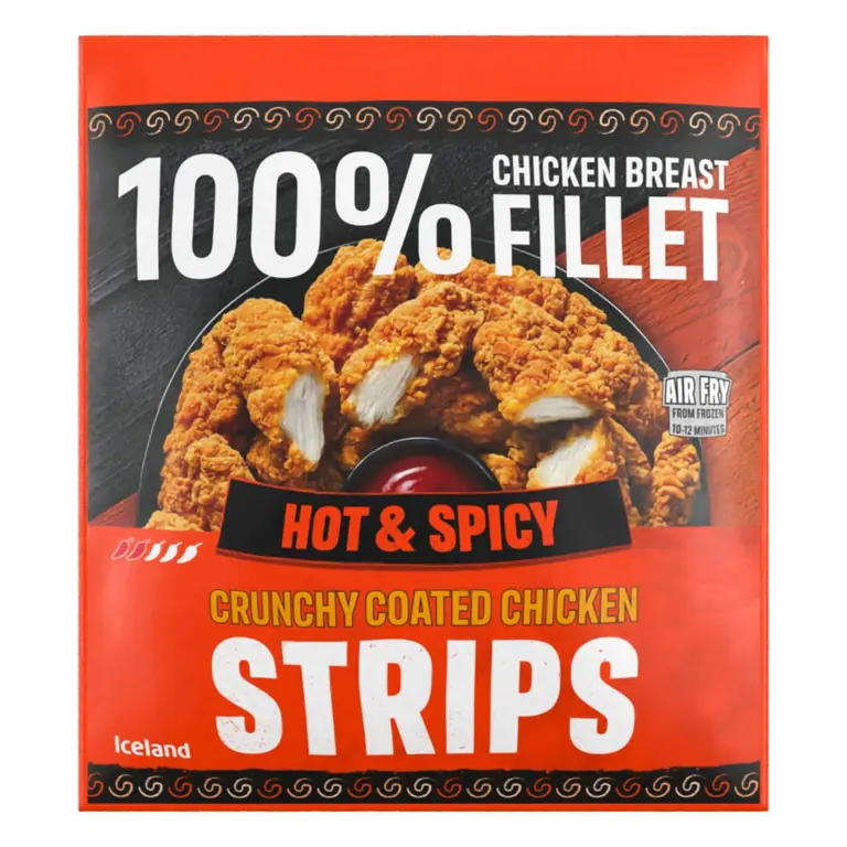 Hot & Spicy Crunchy Coated Chicken Strips 475g