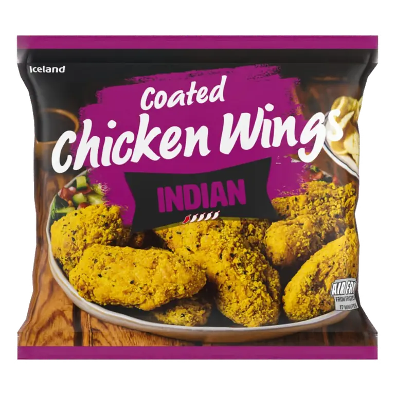 Indian Coated Chicken Wings 600g