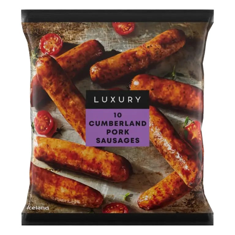 Luxury 10 Cumberland Pork Sausages 600g