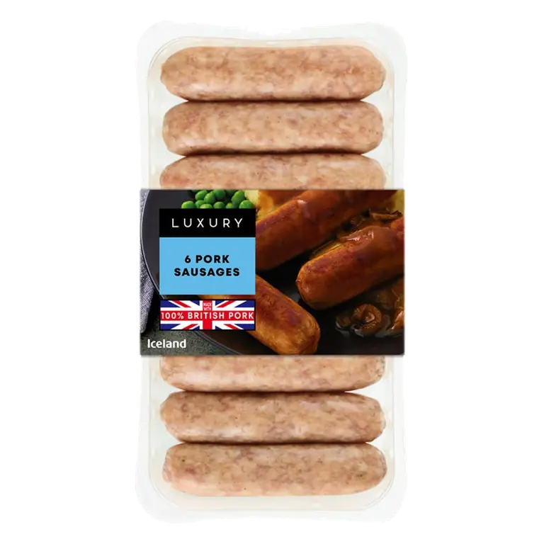 Luxury 6 Pork Sausages 300g