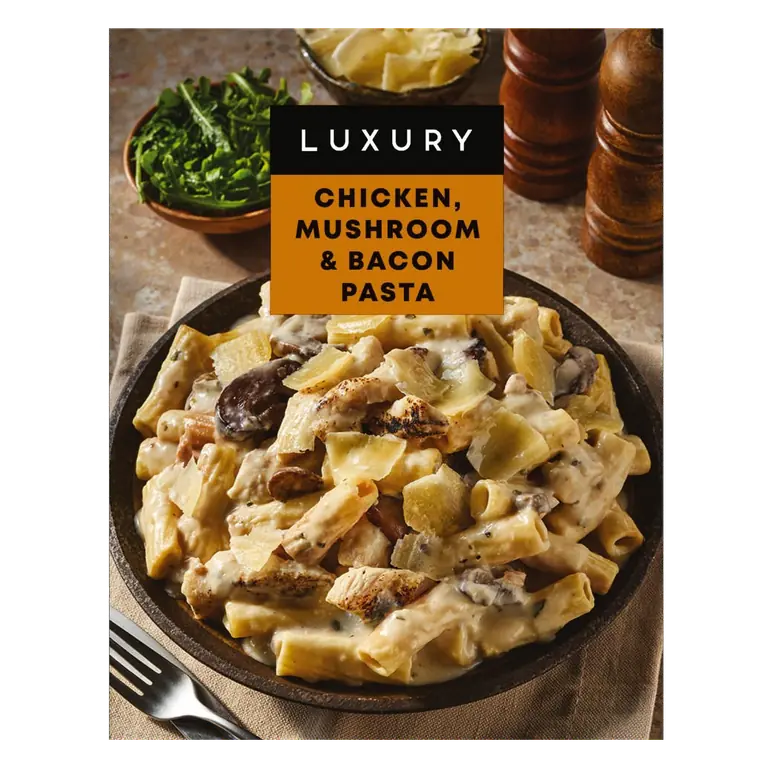 Luxury Chicken, Mushroom & Bacon Pasta 400g