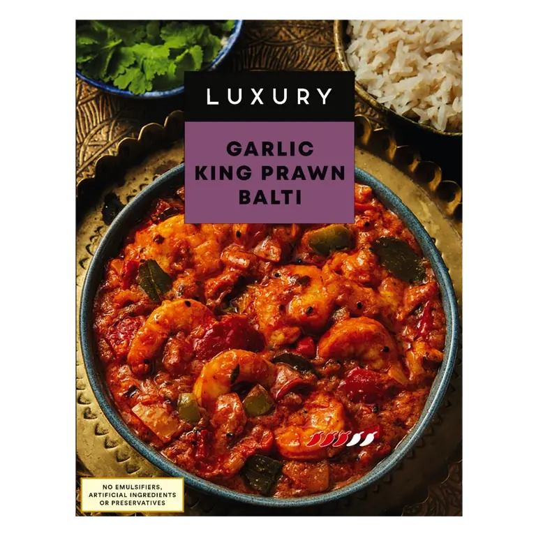 Luxury Garlic King Prawn Balti 400g