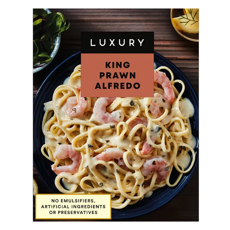 Luxury King Prawn Alfredo 450g