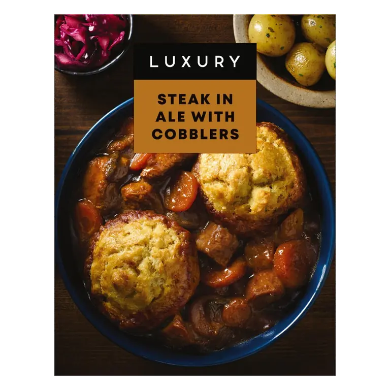 Luxury Steak in Ale with Cobblers 400g