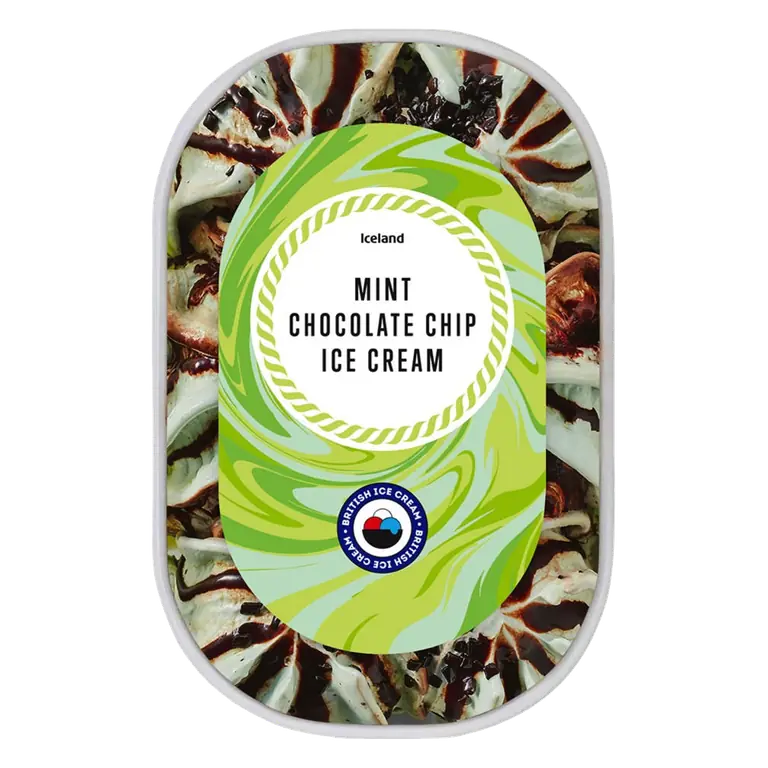 Mint Chocolate Chip Ice Cream 900ml