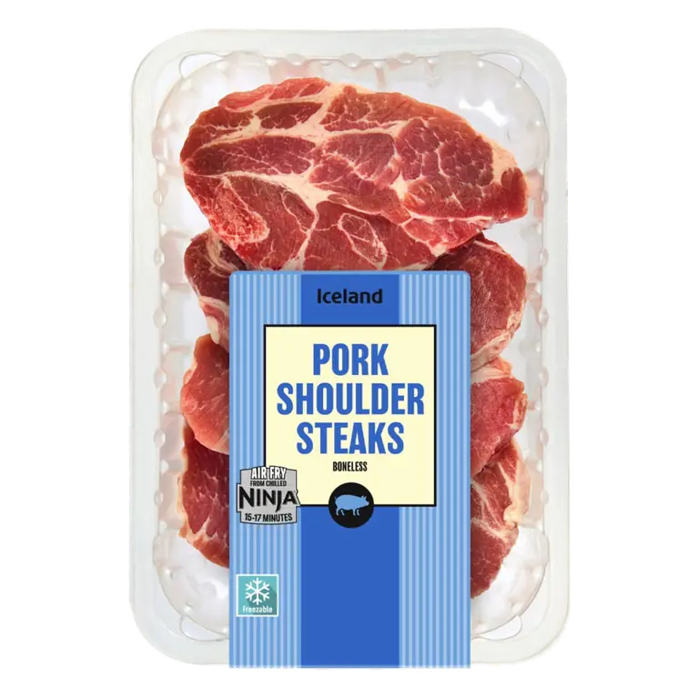 Pork Shoulder Steaks Boneless 500g