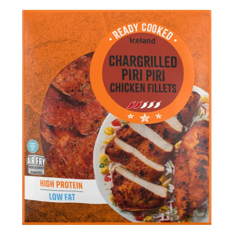 Ready Cooked Chargrilled Piri Piri Chicken Fillets 400g