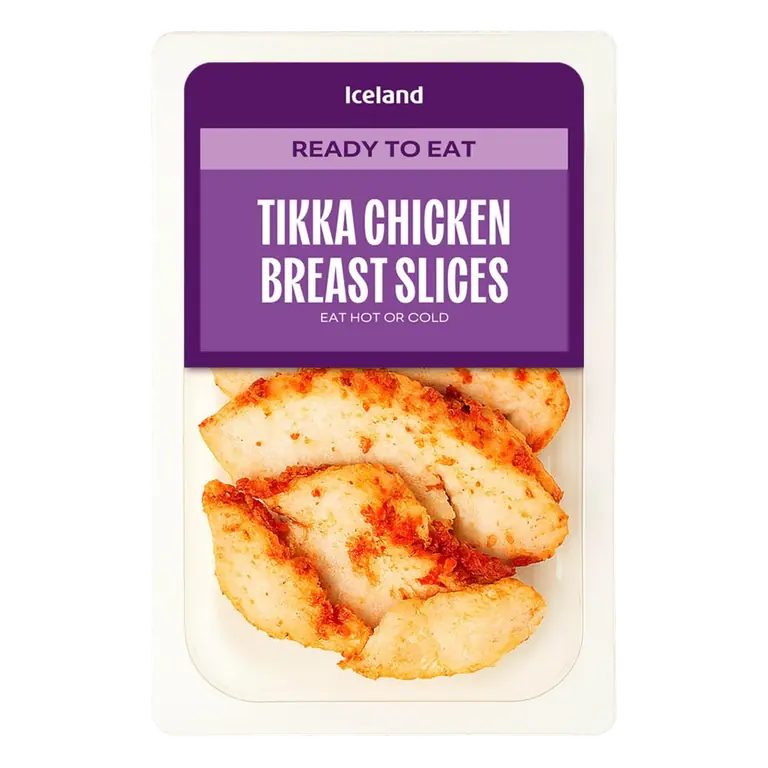 Ready to Eat Chicken Tikka Breast Slices 90g