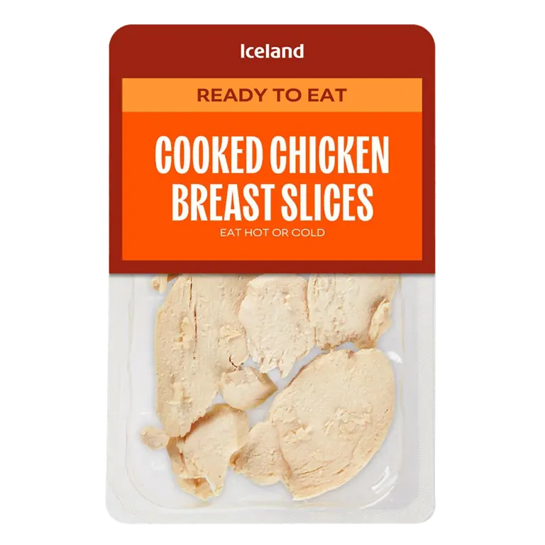 Ready to Eat Cooked Chicken Breast Slices 80g