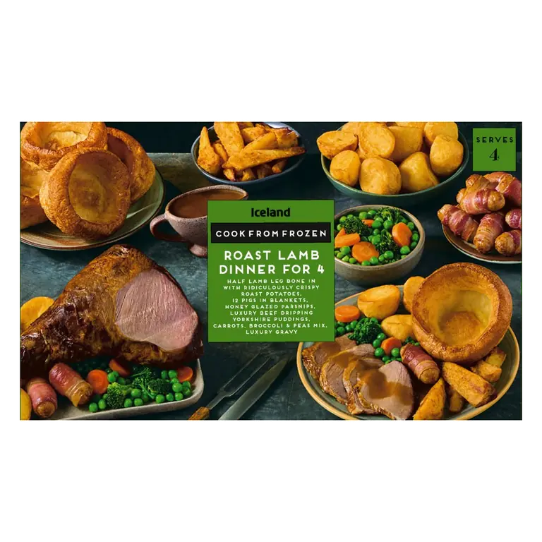 Roast Lamb Dinner For 4 4.497kg