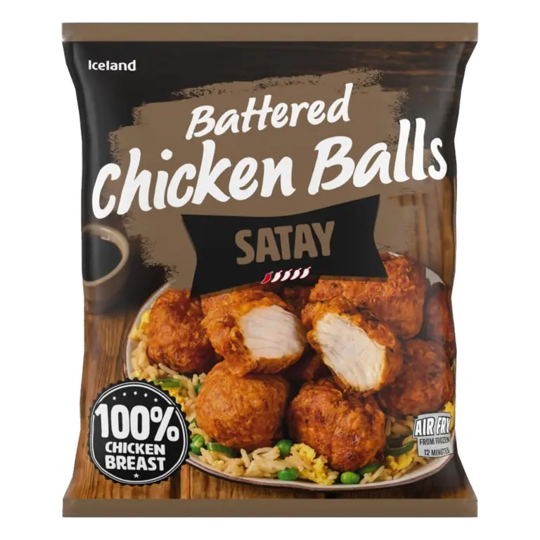 Satay Battered Chicken Balls 490g