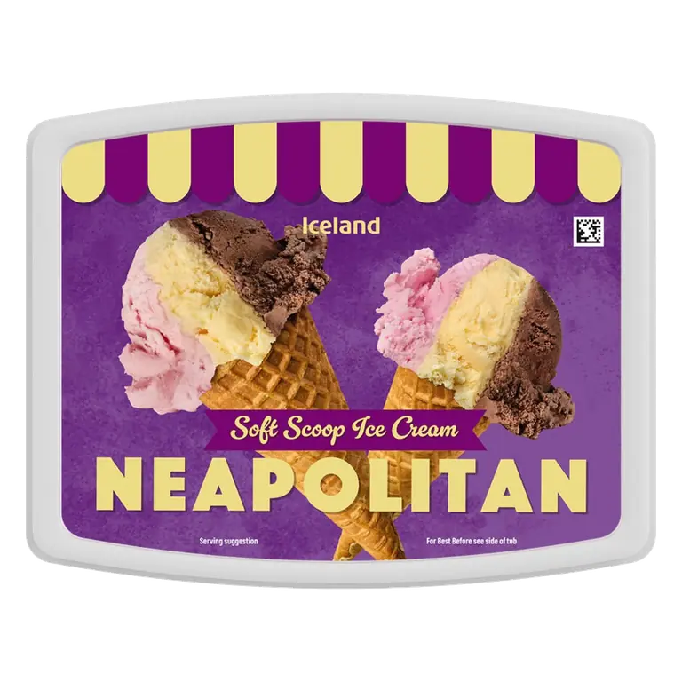 Soft Scoop Ice Cream Neapolitan 2l