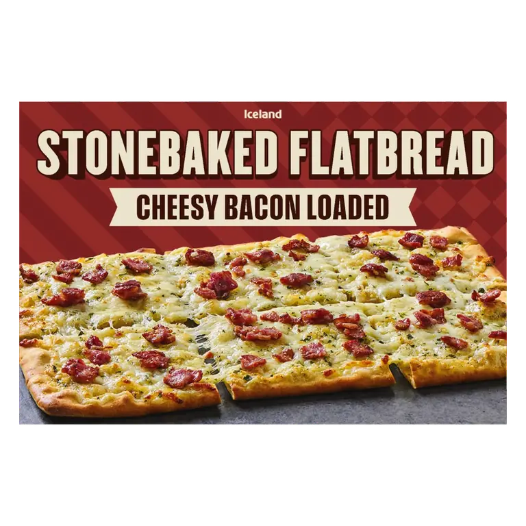 Stonebaked Flatbread Cheesy Bacon Loaded 315g