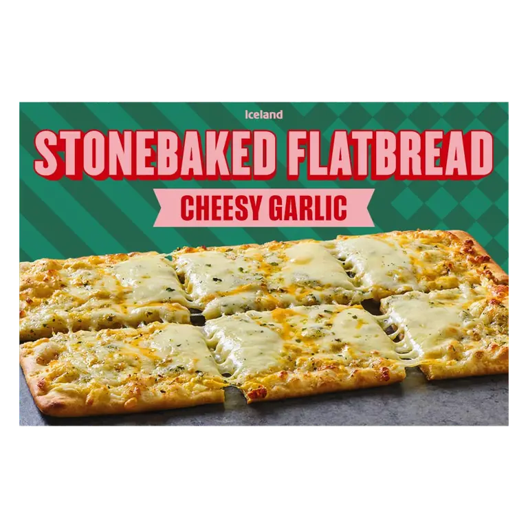 Stonebaked Flatbread Cheesy Garlic 313g