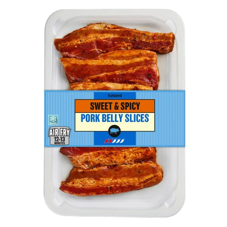 Sweet & Spicy Pork Belly Slices 300g