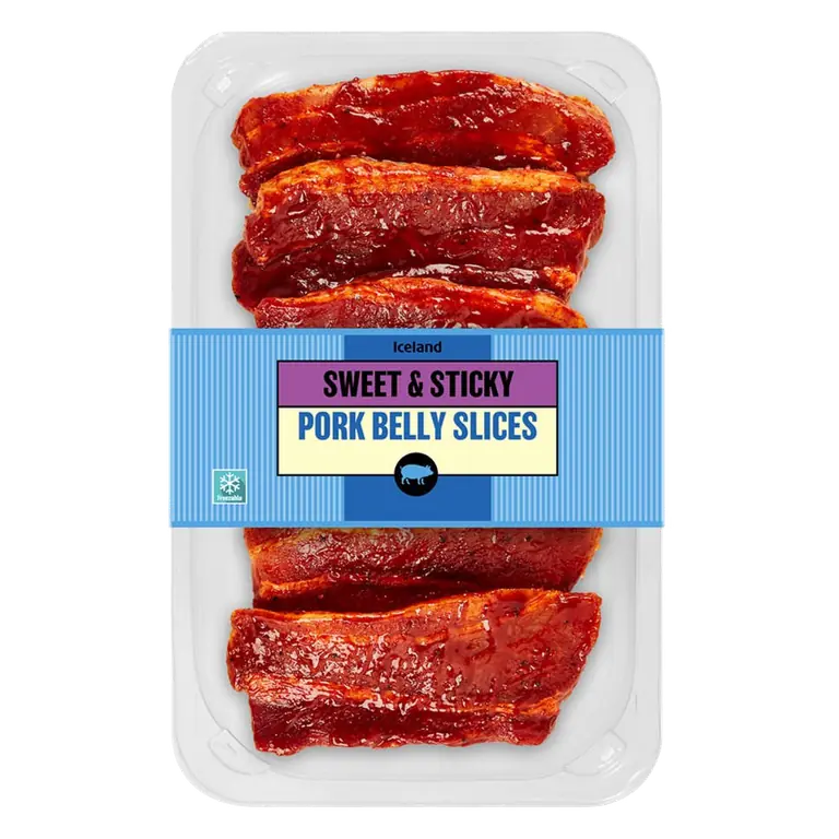 Sweet & Sticky Pork Belly Slices 330g