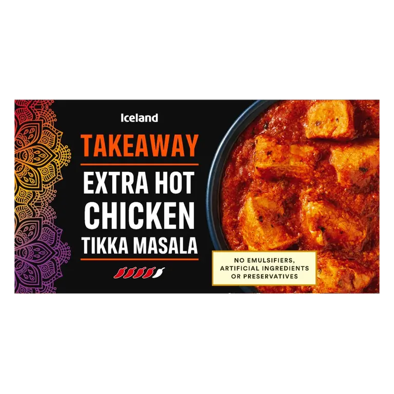 Takeaway Extra Hot Chicken Tikka Masala 375g