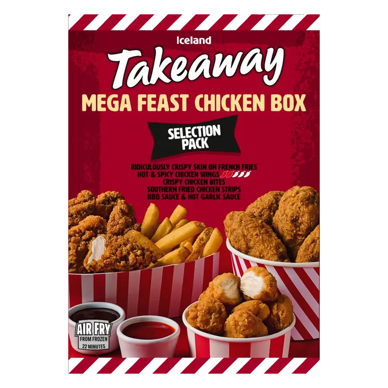 Takeaway Mega Feast Chicken Box 1.15kg