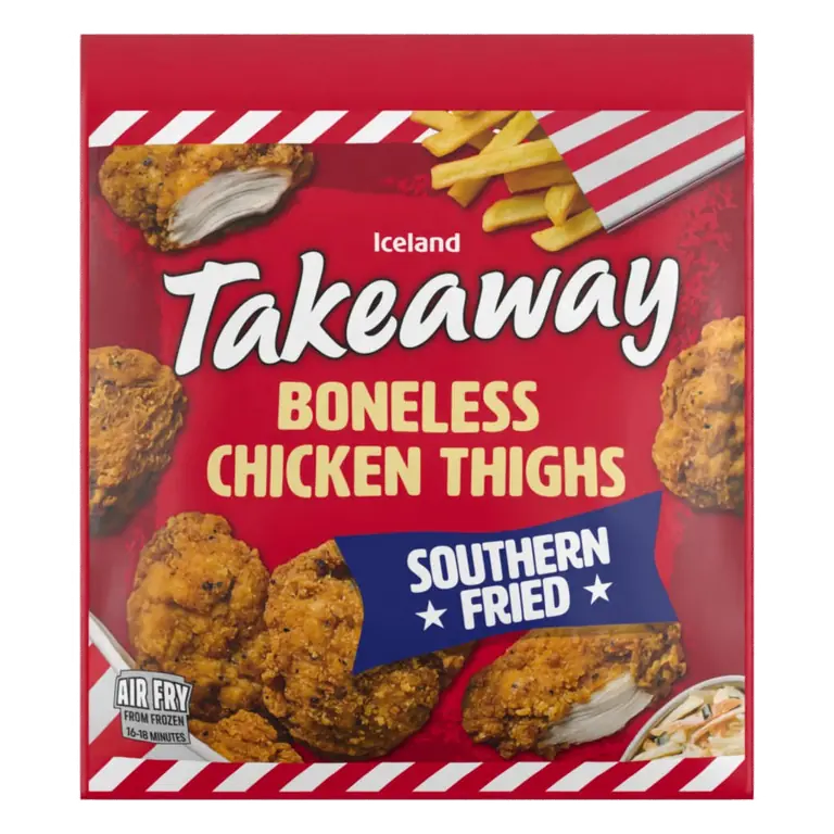 Takeaway Southern Fried Boneless Chicken Thighs 500g