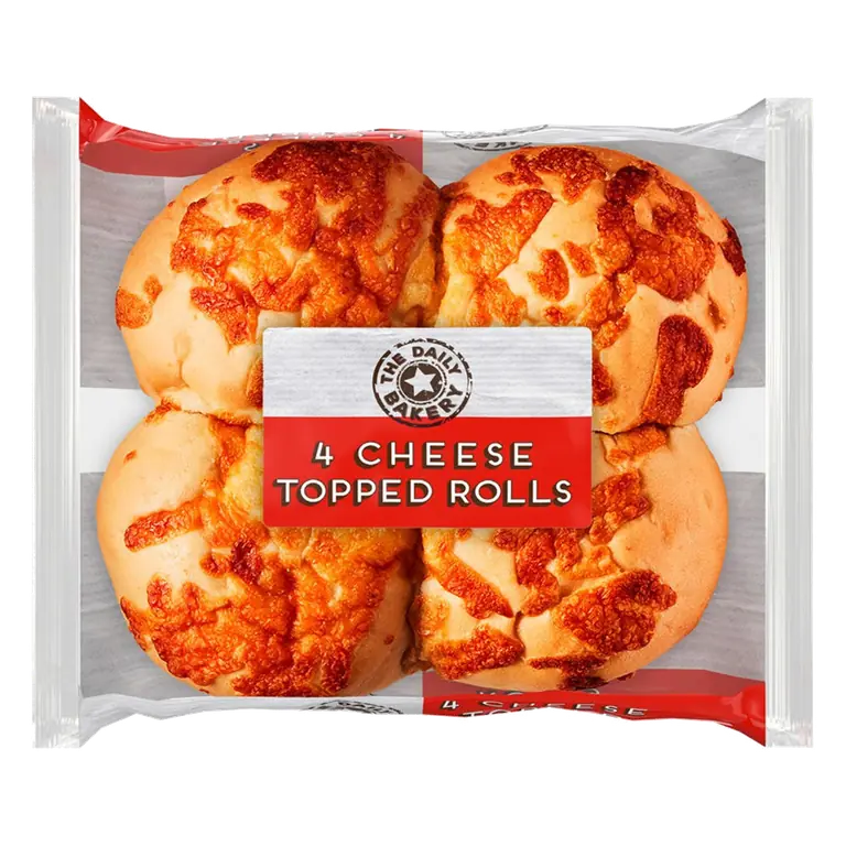The Daily Bakery 4 Cheese Topped Rolls
