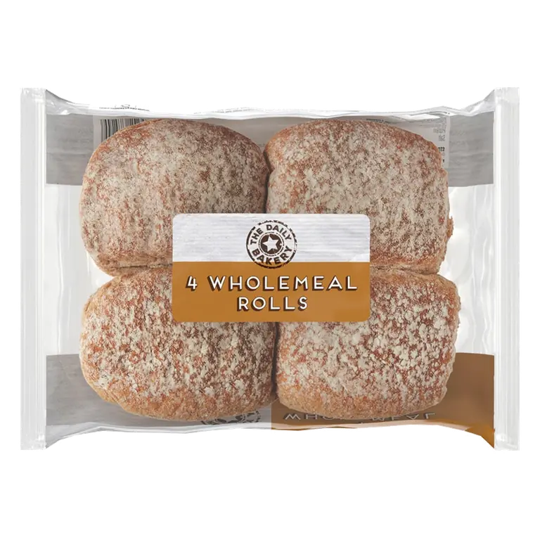 The Daily Bakery 4 Wholemeal Rolls