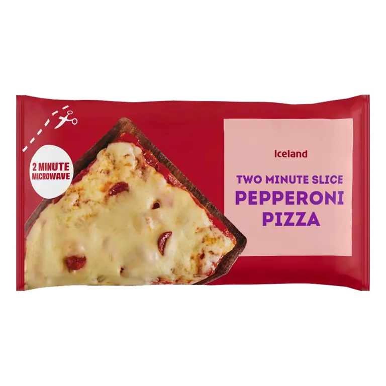 Two Minute Slice Pepperoni Pizza 150g