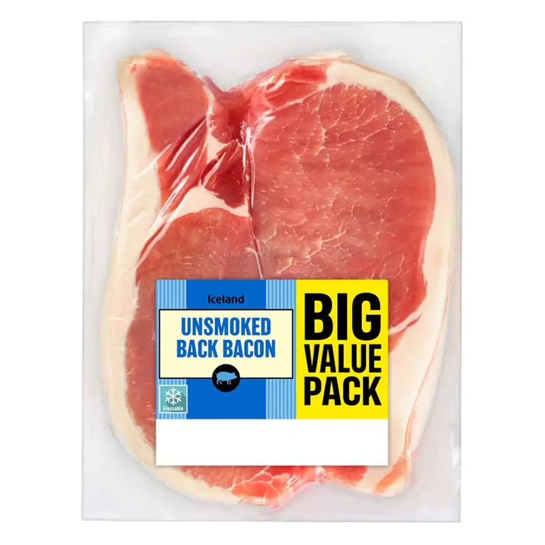 Unsmoked Back Bacon 1kg