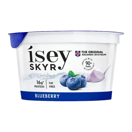 Isey Skyr Blueberry Icelandic High Protein Fat Free Yogurt