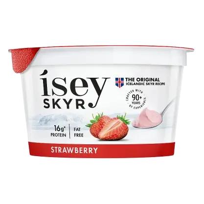 Isey Skyr Strawberry Icelandic High Protein Fat Free Yogurt