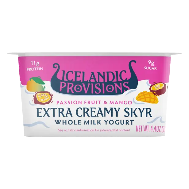 Extra Creamy Whole Milk Passion Fruit Mango Yogurt