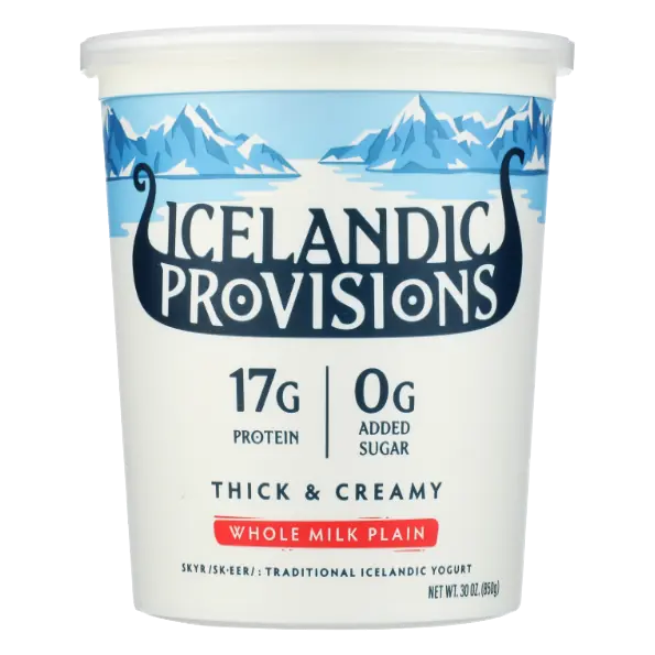 Plain Thick & Creamy Skyr Icelandic Whole Milk Yogurt