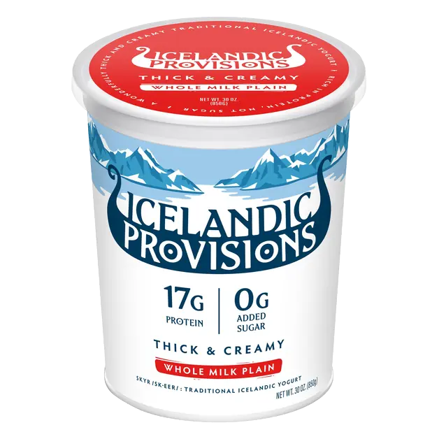 Thick & Creamy Whole Milk Plain Protein Skyr Yogurt