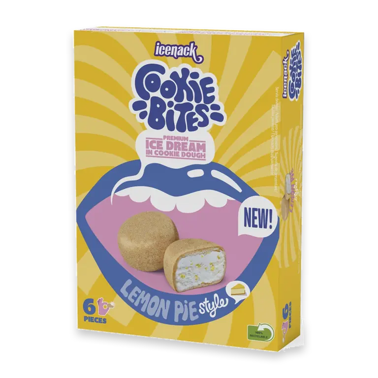 Glass Cookie Bites Lemon Pie 6-pack