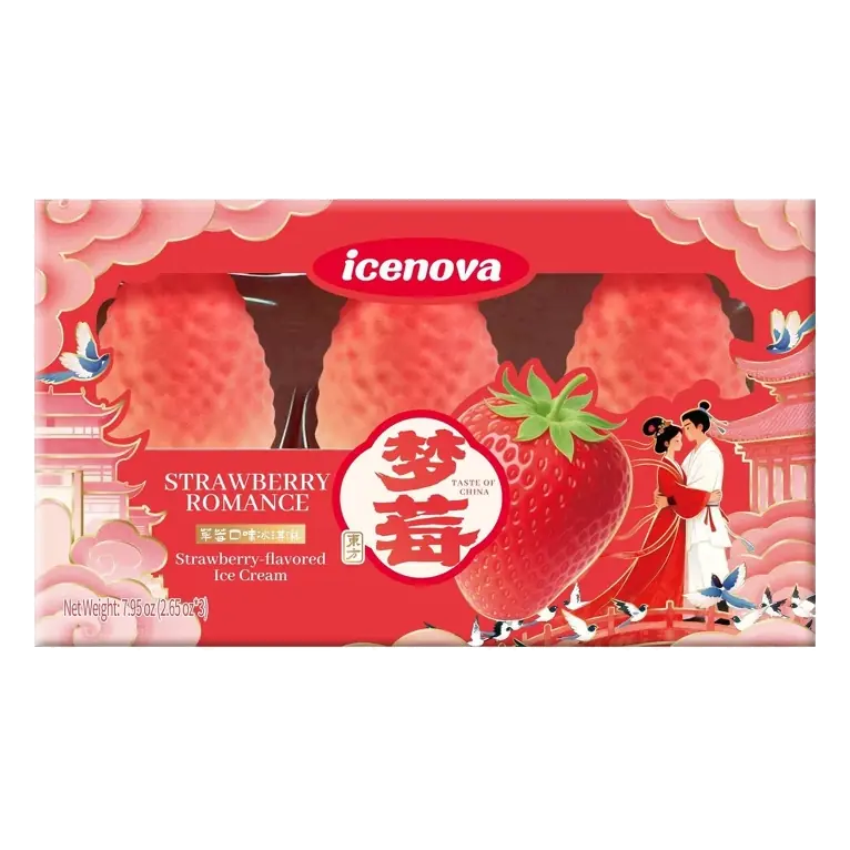 IceNova Strawberry Frozen Dairy Dessert, 7.95oz