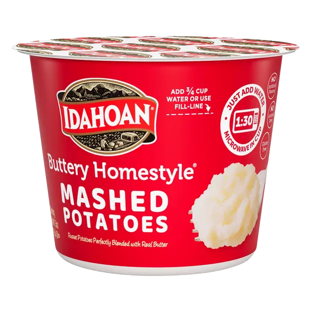 Buttery Homestyle Mashed Potatoes Cup Microwave