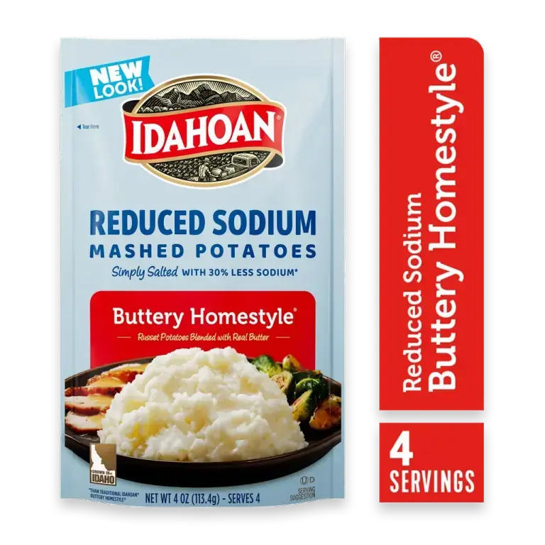 Buttery Homestyle Reduced Sodium Mashed Potatoes, 4 oz