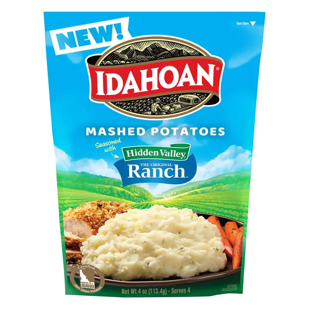 Mashed Potatoes Seasoned with Hidden Valley Ranch