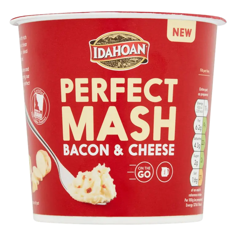 Perfect Mash Bacon & Cheese Snack Pot 55g