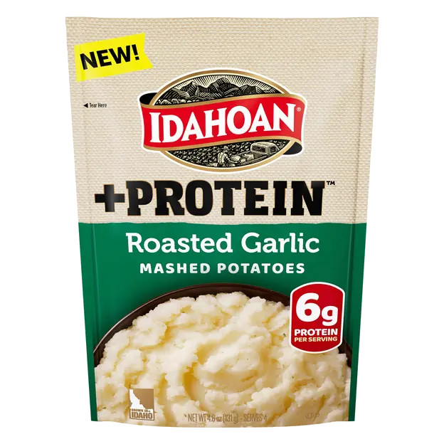 +Protein Roasted Garlic Mashed Potatoes