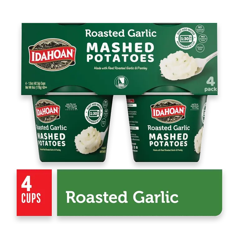Roasted Garlic Mashed Potatoes Cups