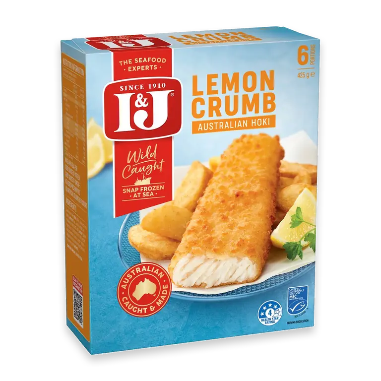 I&J Australian Hoki Fish Lemon Crumb